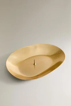 ZARA Presentes Para O Lar|Presentes Para O Lar^CANDELABRO ALUMÍNIO FORMA IRREGULAR NANUSHKA Ouro