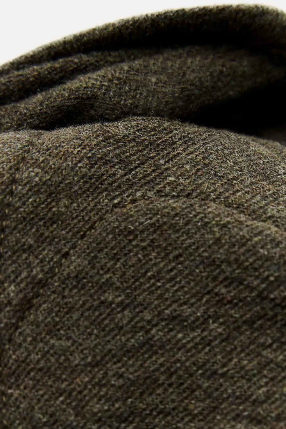 ZARA Sobretudos / Anoraques^CAPA ASSIMÉTRICA MISTO DE LÃ ZW COLLECTION Musgo