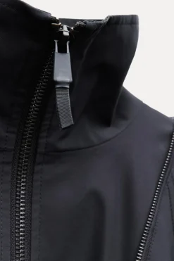 ZARA Sobretudos / Anoraques^CAPA OVERSIZE WATER REPELLENT ZW COLLECTION Azul-marinho