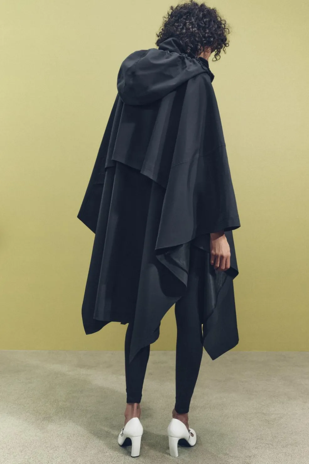 ZARA Sobretudos / Anoraques^CAPA OVERSIZE WATER REPELLENT ZW COLLECTION Azul-marinho