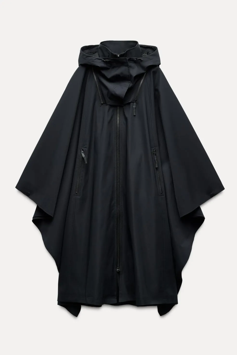 ZARA Sobretudos / Anoraques^CAPA OVERSIZE WATER REPELLENT ZW COLLECTION Azul-marinho