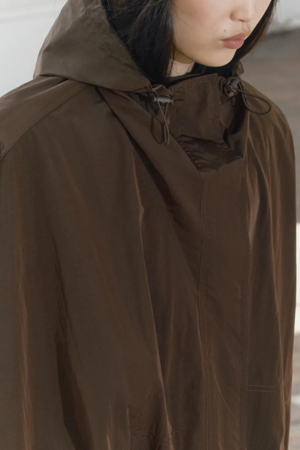 ZARA Sobretudos / Anoraques|Blusões^CAPA OVERSIZE ZW COLLECTION Castanho