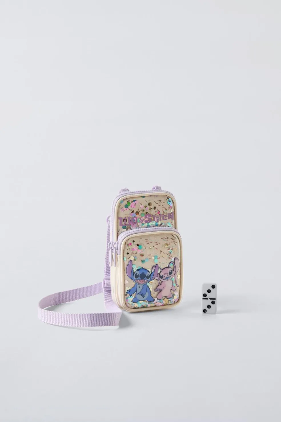 CAPA PARA TELEMÓVEL EM VINIL COM CONFETE LILO & STITCH © DISNEY-ZARA Fashion