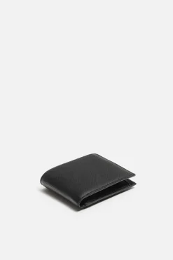 ZARA Malas / Mochilas^CARTEIRA COM TEXTURA Preto