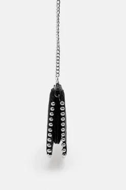 ZARA Malas^CARTEIRA DE TIRACOLO TACHAS Preto
