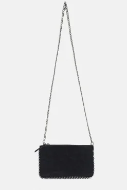 ZARA Malas^CARTEIRA DE TIRACOLO TACHAS Preto
