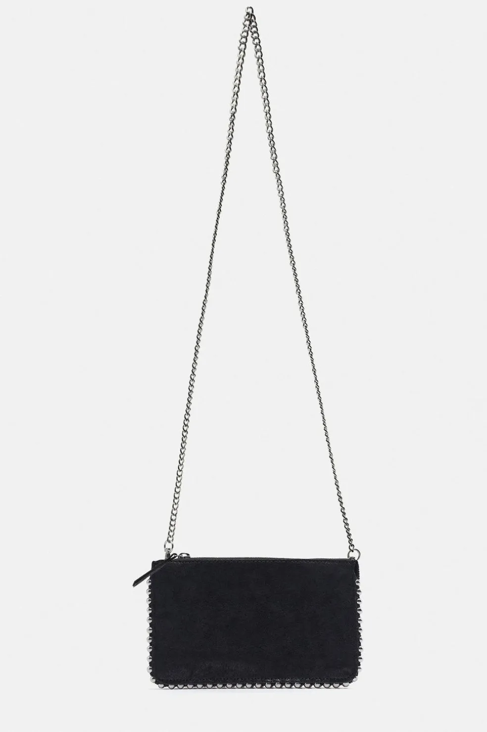 ZARA Malas^CARTEIRA DE TIRACOLO TACHAS Preto