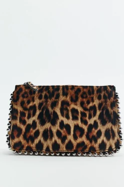 ZARA Malas^CARTEIRA DE TIRACOLO TACHAS Leopardo