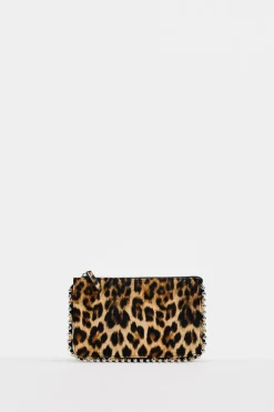 ZARA Malas^CARTEIRA DE TIRACOLO TACHAS Leopardo