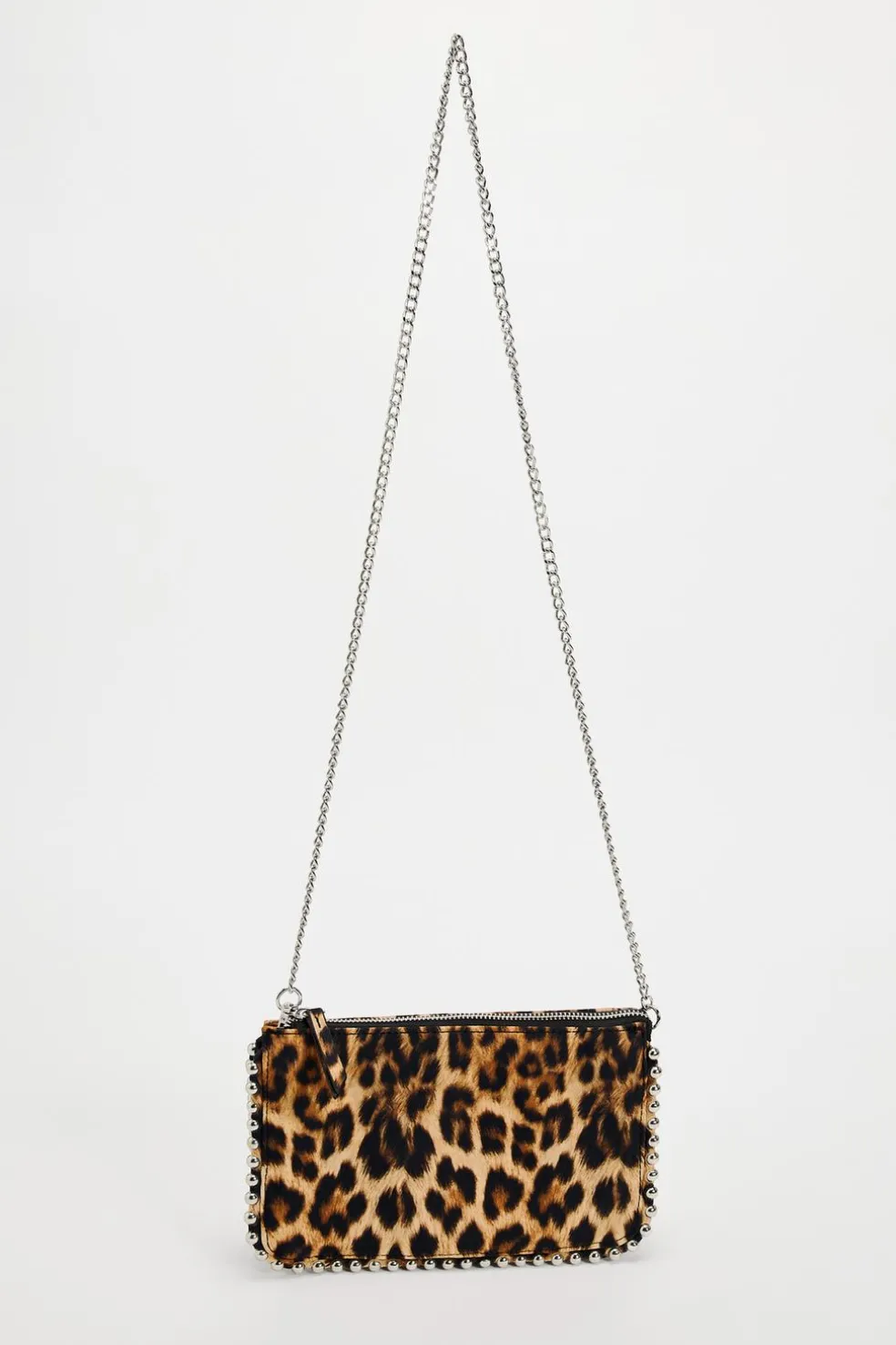 ZARA Malas^CARTEIRA DE TIRACOLO TACHAS Leopardo