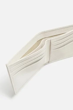ZARA Malas / Mochilas^CARTEIRA EM PELE Branco-osso