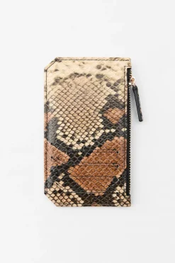 ZARA Malas|Acessórios / Bijuteria^CARTEIRA EM PELE COM ESTAMPADO ANIMAL Serpente