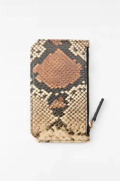 ZARA Malas|Acessórios / Bijuteria^CARTEIRA EM PELE COM ESTAMPADO ANIMAL Serpente