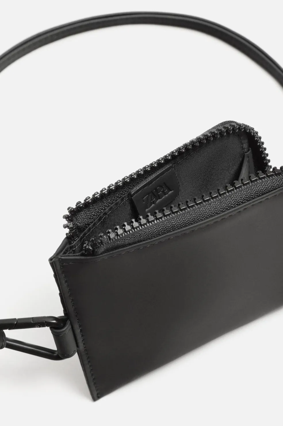 ZARA Malas / Mochilas^CARTEIRA ENGOMADA Preto