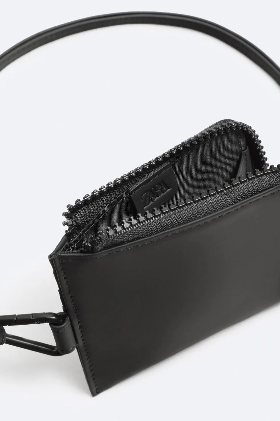 ZARA Malas / Mochilas^CARTEIRA ENGOMADA Preto