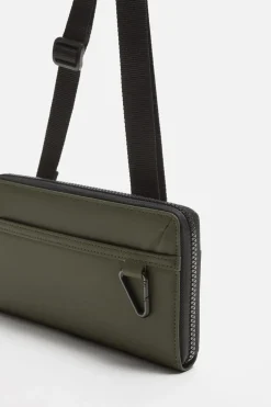 ZARA Malas / Mochilas^CARTEIRA ENGOMADA Verde-caqui