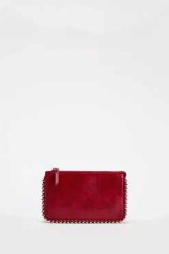 ZARA Malas^CARTEIRA MALA A TIRACOLO COM TACHAS Vermelho