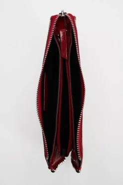 ZARA Malas^CARTEIRA MALA A TIRACOLO COM TACHAS Vermelho