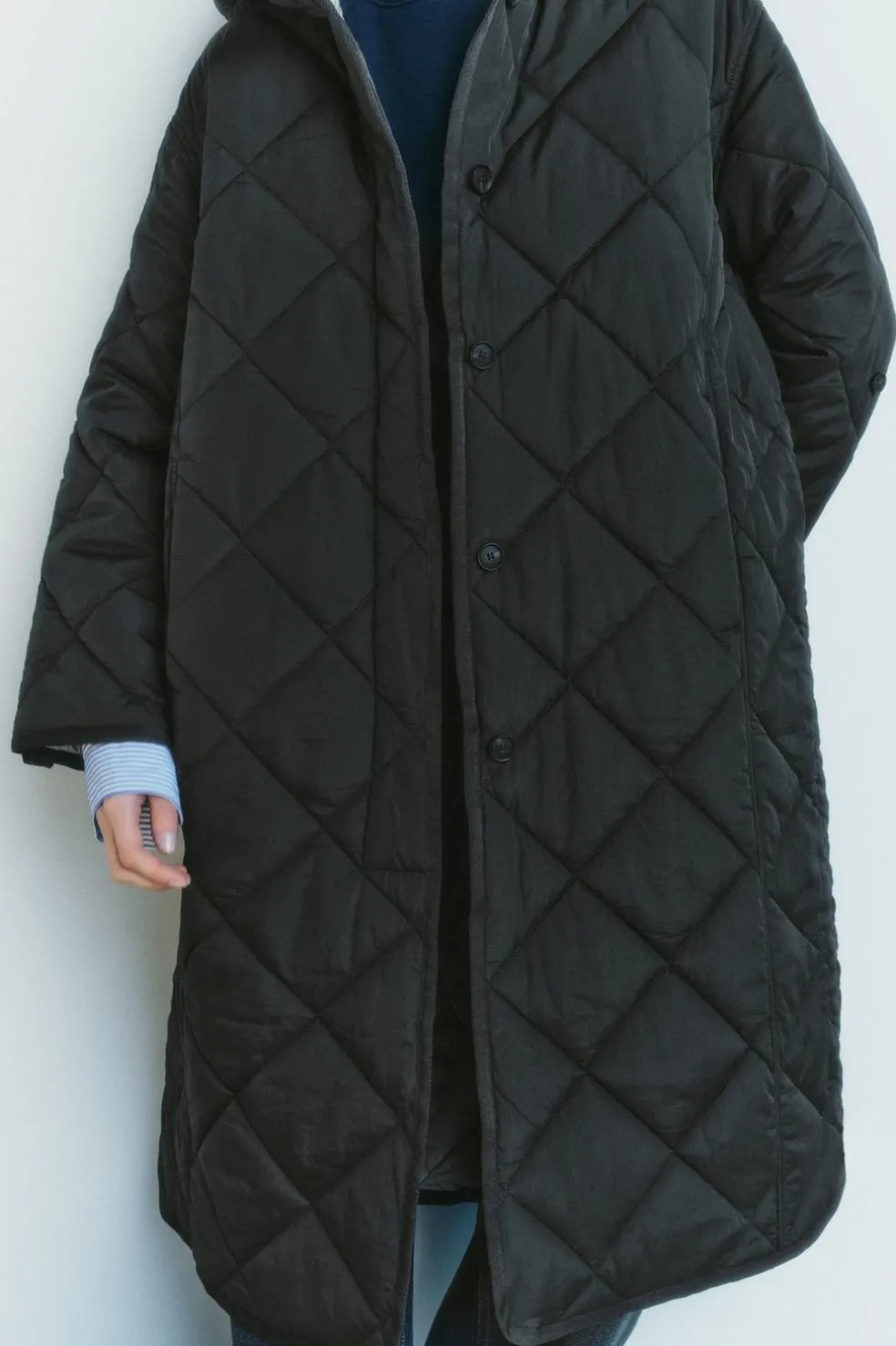 ZARA Winter Layersnew|Sobretudos / Anoraques^CASACO ACOLCHOADO IMPERMEÁVEL ZW COLLECTION Caqui