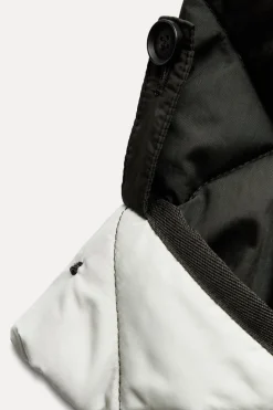 ZARA Winter Layersnew|Sobretudos / Anoraques^CASACO ACOLCHOADO IMPERMEÁVEL ZW COLLECTION Caqui