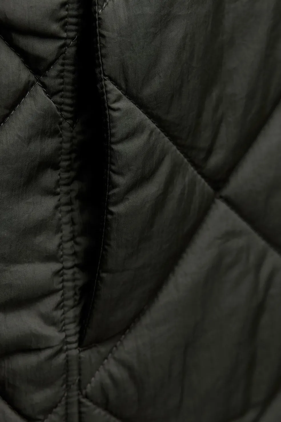 ZARA Winter Layersnew|Sobretudos / Anoraques^CASACO ACOLCHOADO IMPERMEÁVEL ZW COLLECTION Caqui