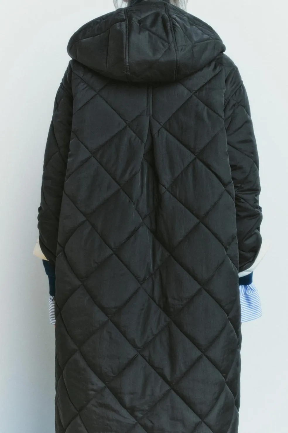 ZARA Winter Layersnew|Sobretudos / Anoraques^CASACO ACOLCHOADO IMPERMEÁVEL ZW COLLECTION Caqui