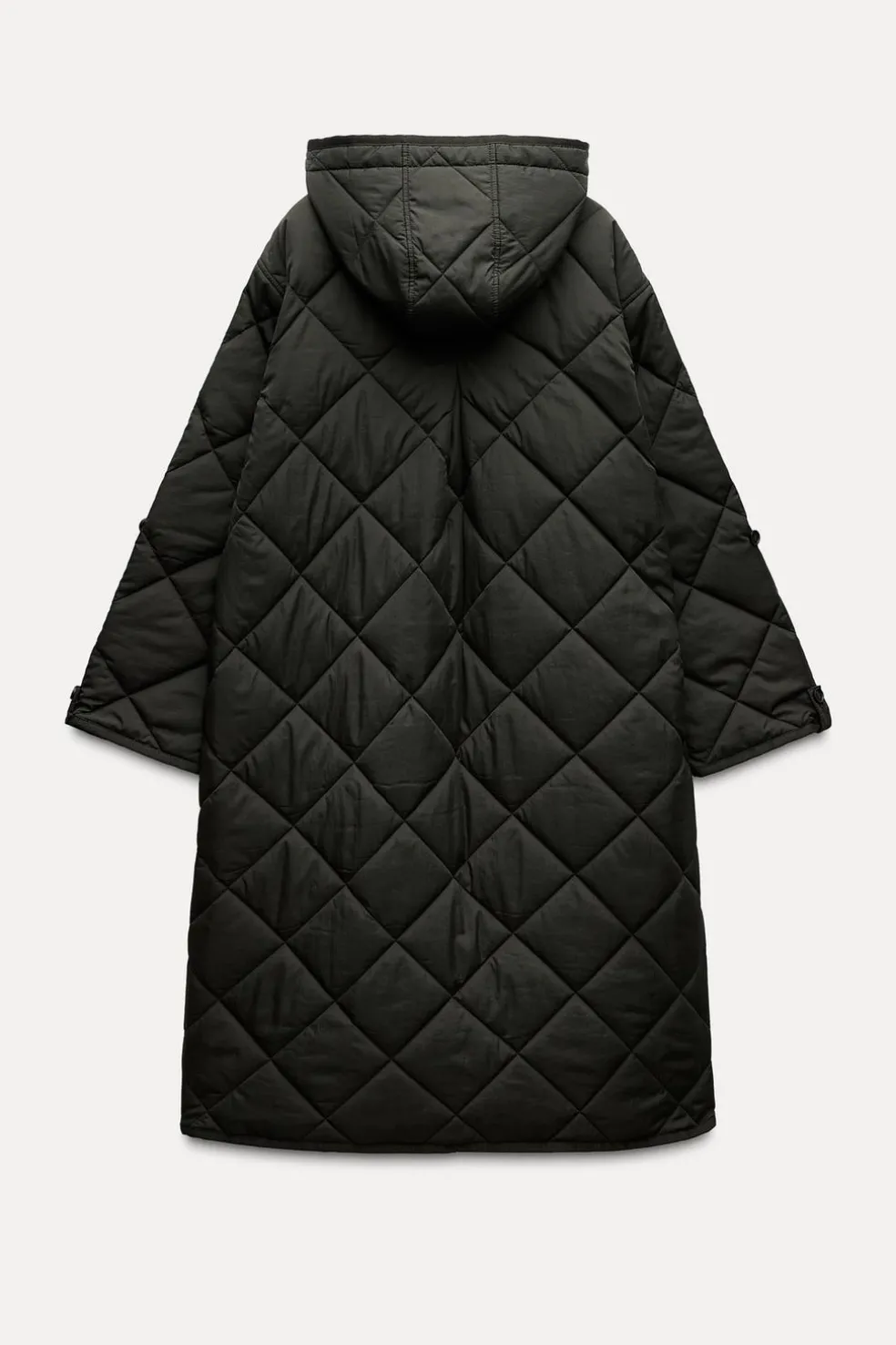 ZARA Winter Layersnew|Sobretudos / Anoraques^CASACO ACOLCHOADO IMPERMEÁVEL ZW COLLECTION Caqui