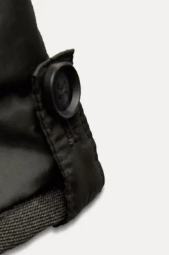 ZARA Winter Layersnew|Sobretudos / Anoraques^CASACO ACOLCHOADO IMPERMEÁVEL ZW COLLECTION Caqui