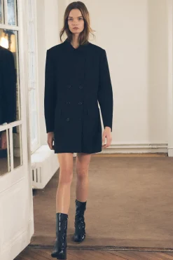 ZARA Sobretudos / Anoraques|Blusões^CASACO COM BOTÕES ZW COLLECTION Preto