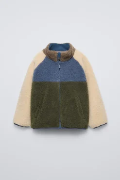 CASACO COM EFEITO DE PELO ENCARACOLADO-ZARA Flash Sale
