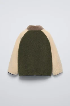 CASACO COM EFEITO DE PELO ENCARACOLADO-ZARA Flash Sale