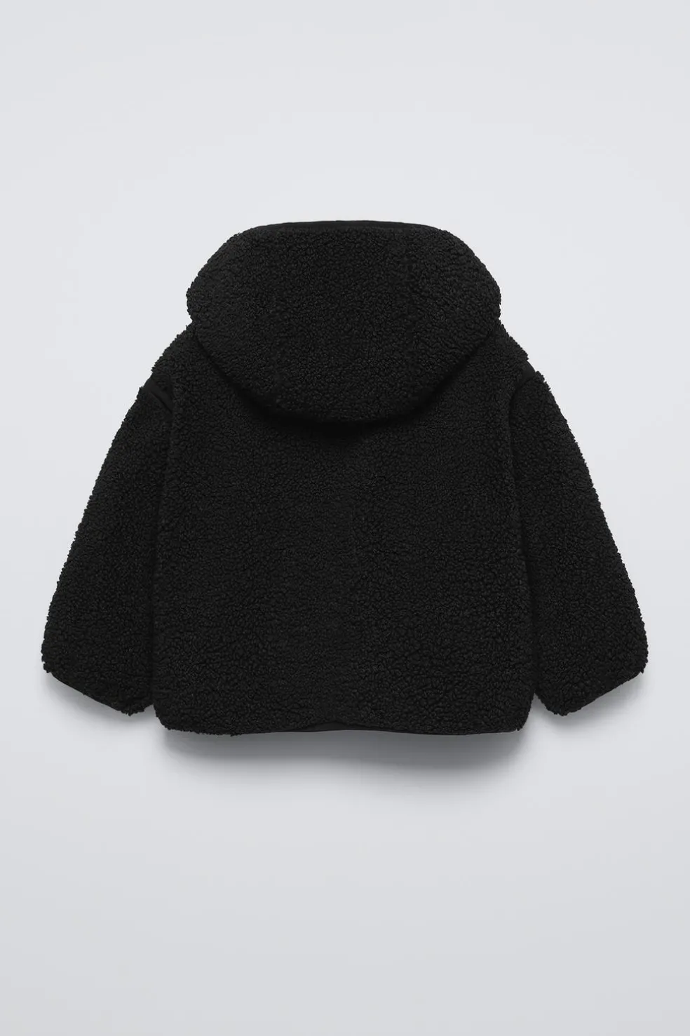 CASACO COM EFEITO DE PELO ENCARACOLADO E CAPUZ-ZARA Cheap