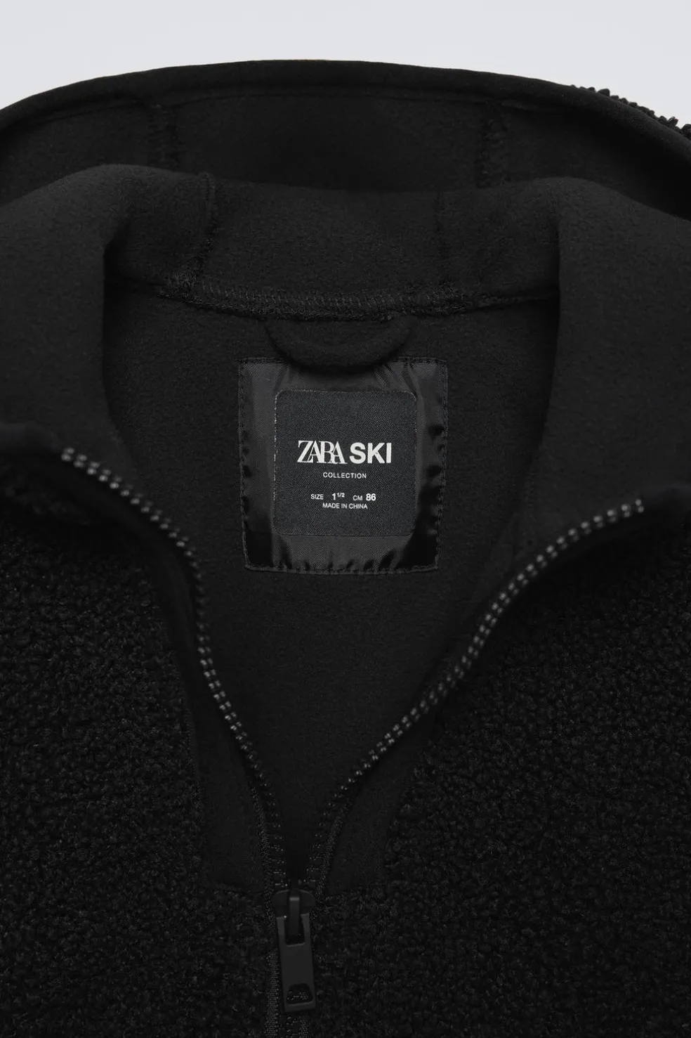 CASACO COM EFEITO DE PELO ENCARACOLADO E CAPUZ-ZARA Cheap
