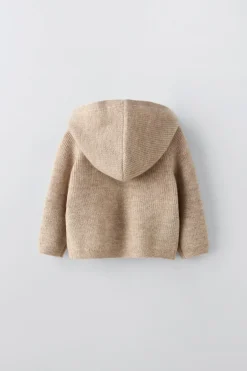 CASACO COM LÃ E CAXEMIRA-ZARA Discount