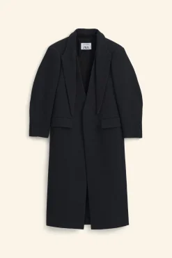 ZARA Sobretudos / Anoraques^CASACO COMPRIDO OVERSIZE LIMITED EDITION Cinzento-médio
