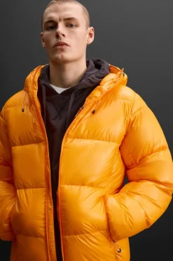 ZARA Vestuário De Inverno|Blusões^CASACO DE PENAS 100% PENAS Amarelo-vivo