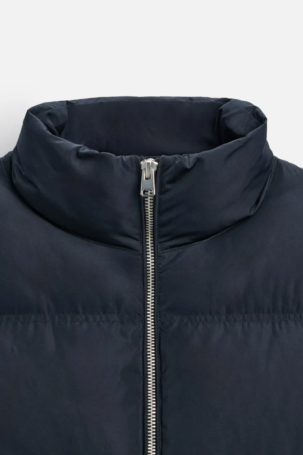 ZARA Vestuário De Inverno|Blusões^CASACO DE PENAS 100% PENAS Azul-marinho