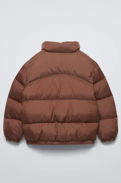 CASACO DE PENAS CURTO-ZARA New