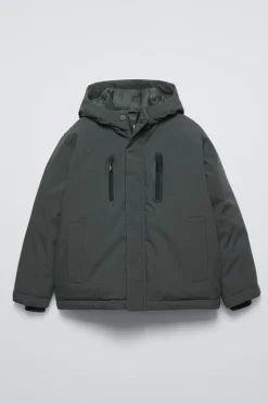 CASACO DE PENAS E PENUGEM-ZARA Online