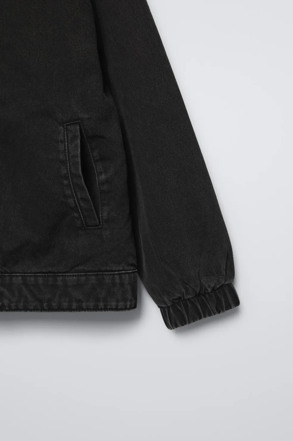 CASACO DENIM BORDADO-ZARA Outlet