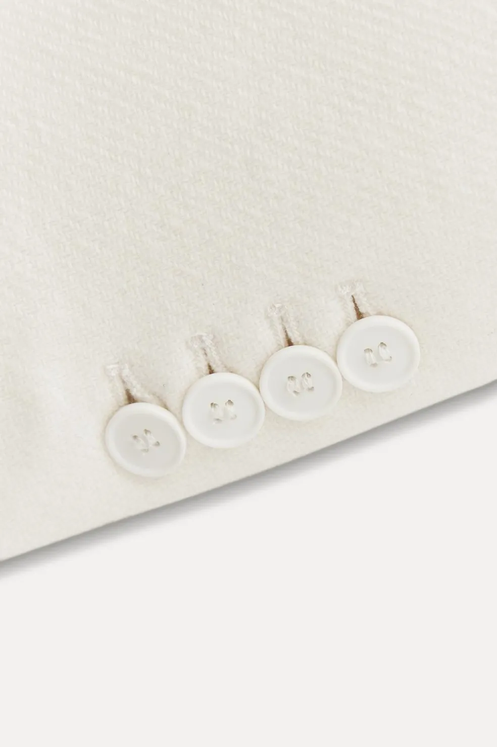 ZARA Sobretudos / Anoraques^CASACO JUSTO MISTURA DE LÃ MANTECO ZW COLLECTION Branco