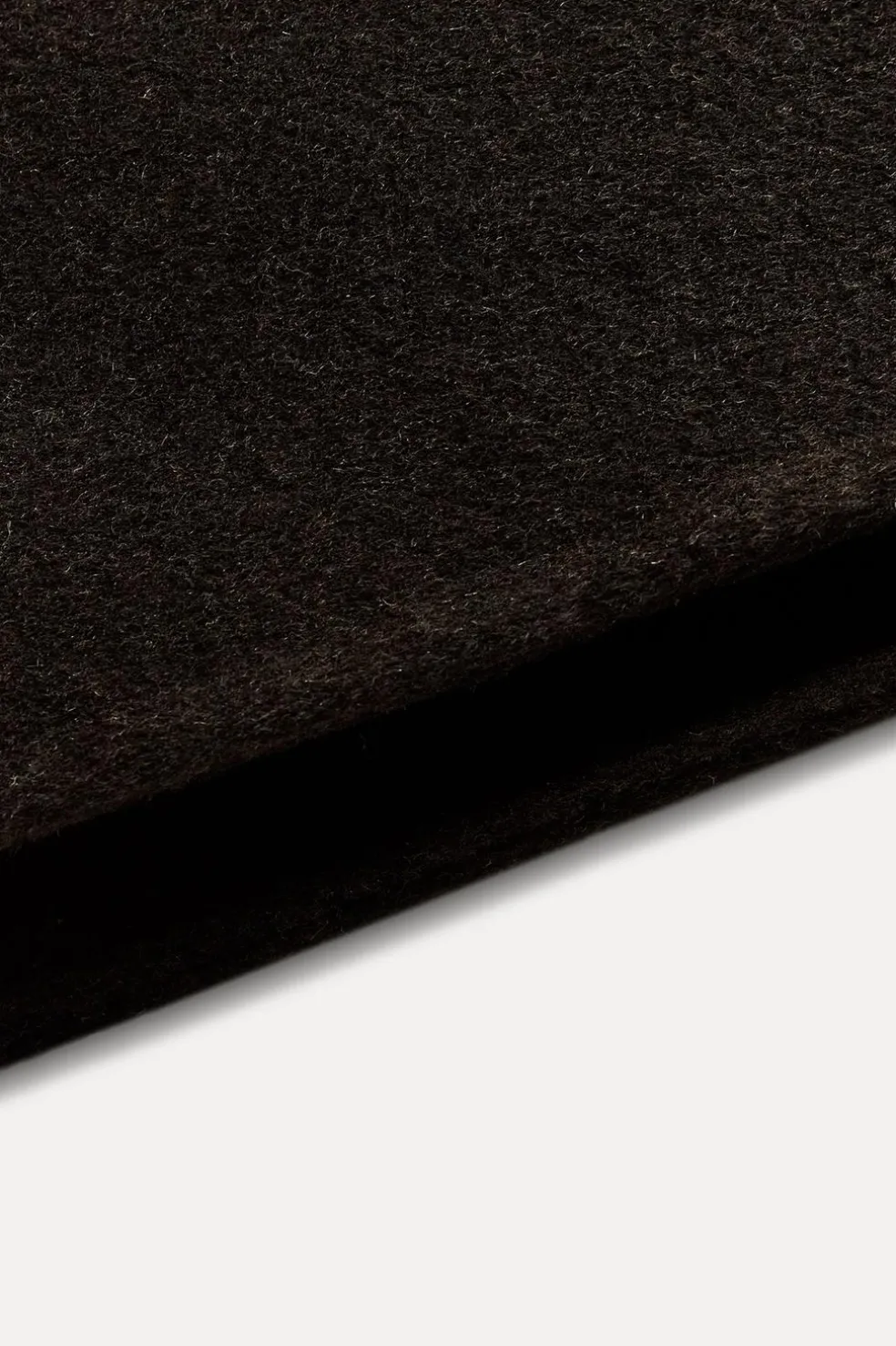 ZARA Sobretudos / Anoraques^CASACO MISTURA LÃ CINTO ZW COLLECTION Castanho-vigoré