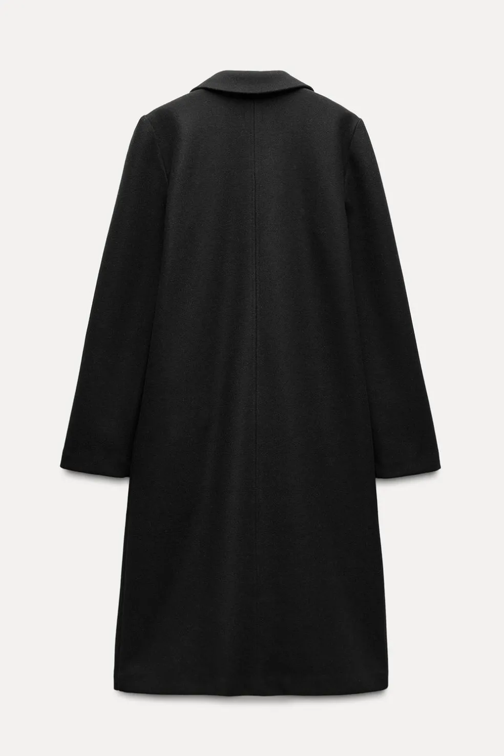 ZARA Winter Layersnew|Sobretudos / Anoraques^CASACO SOFT BOTÃO Preto