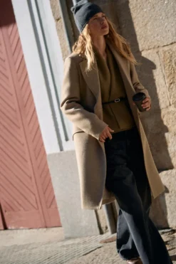 ZARA Sobretudos / Anoraques^CASACO SUAVE torrado