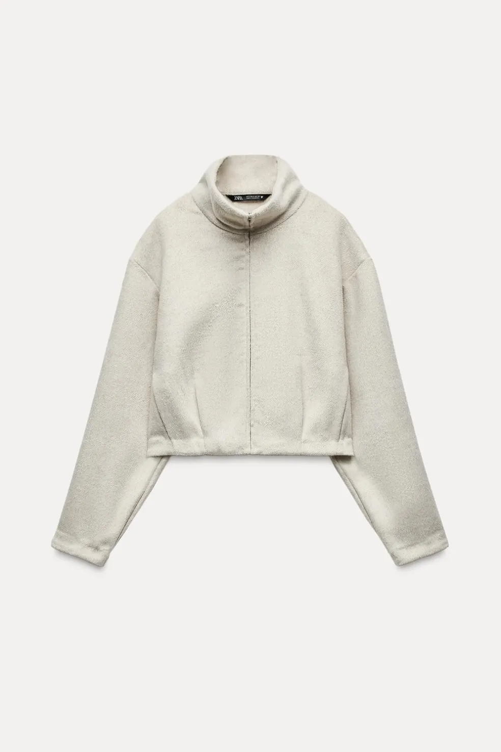 ZARA Winter Layersnew|Blusões^CASACO SUAVE Bege