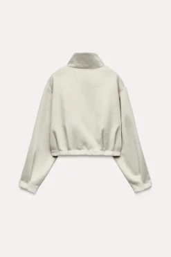 ZARA Winter Layersnew|Blusões^CASACO SUAVE Bege