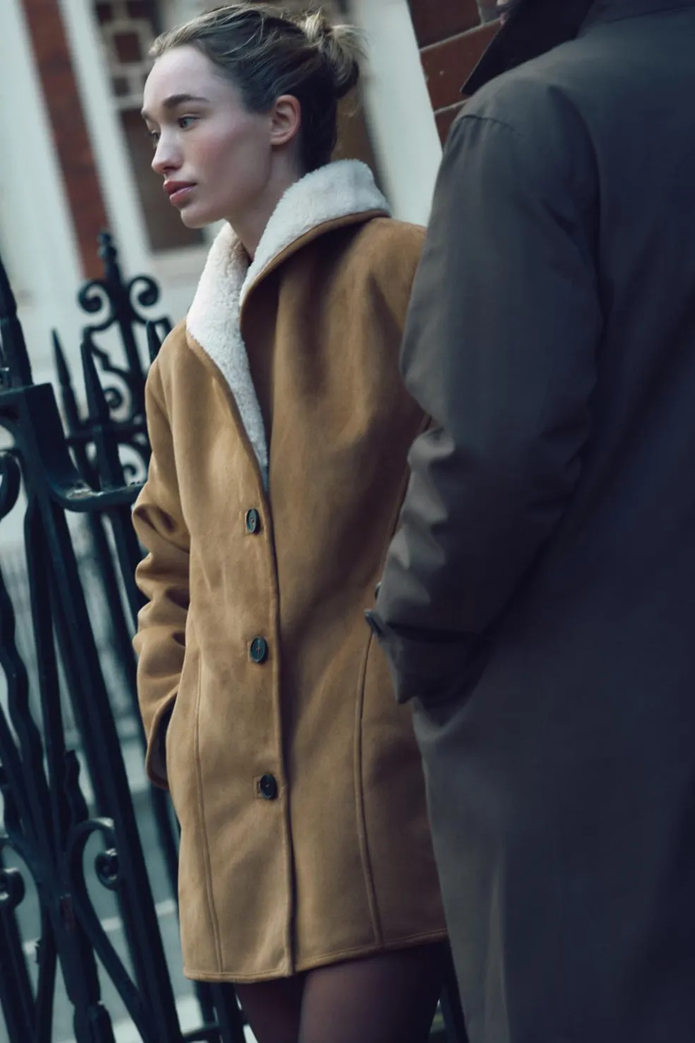 ZARA Winter Layersnew|Sobretudos / Anoraques^CASACO TRÊS QUARTOS DE DUPLA FACE torrado