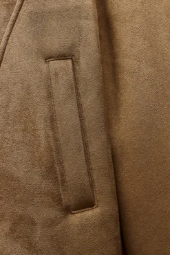 ZARA Winter Layersnew|Sobretudos / Anoraques^CASACO TRÊS QUARTOS DE DUPLA FACE torrado