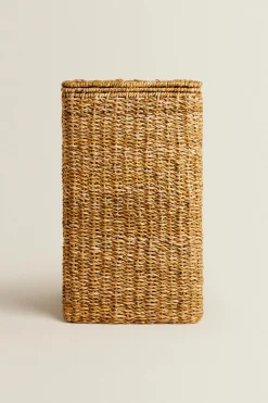 ZARA Lavandarias / Limpeza|Lavandarias / Limpeza^CESTO DE ROUPA ENTRANÇADO Bege-claro