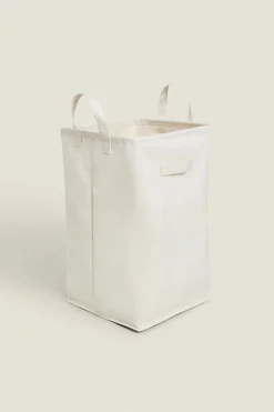 ZARA Lavandarias / Limpeza|Lavandarias / Limpeza^CESTO DE ROUPA QUADRADO Bege-claro
